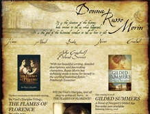 Tablet Screenshot of donnarussomorin.com
